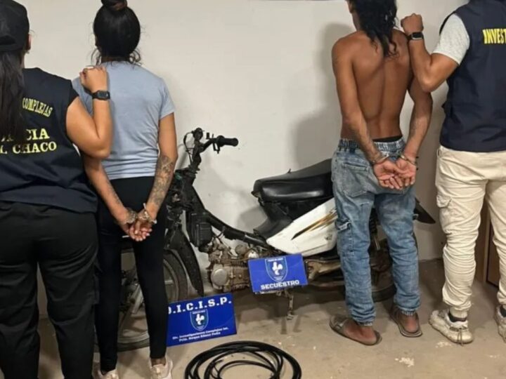 SÁENZ PEÑA: DETUVIERON A DOS PERSONAS POR EL ROBO DE CABLES EN EL CENTRO CONIN