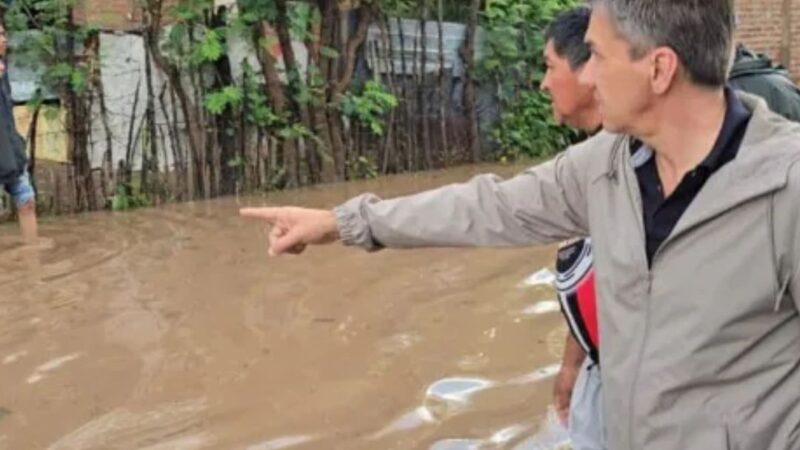 JUAN JOSÉ CASTELLI: ZDERO RECORRIÓ ZONAS AFECTADAS POR LAS INUNDACIONES TRAS LAS INTENSAS LLUVIAS