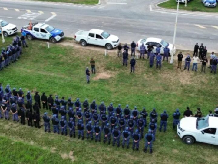 PAMPA DEL INDIO: LEVANTARON EL ACAMPE SIN INCIDENTES Y CON FUERTE DESPLIEGUE POLICIAL