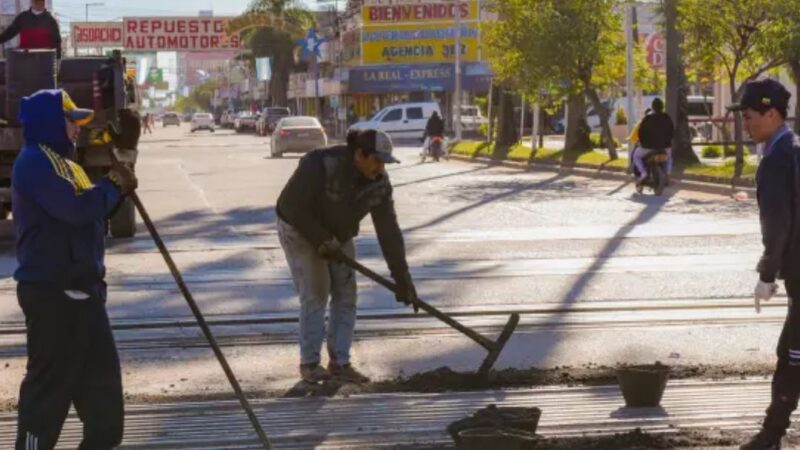 PRESIDENCIA ROQUE SÁENZ PEÑA: AVANZAN OBRAS DE MEJORAMIENTO EN DISTINTOS SECTORES DE LA CIUDAD